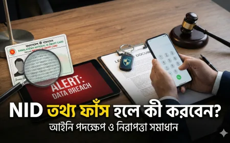 NID তথ্য ফাঁস হলে কী করবেন? সম্পূর্ণ আইনি পদক্ষেপ ও নিরাপত্তা গাইড