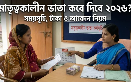 মাতৃত্বকালীন ভাতা কবে দিবে ২০২৬? সময়সূচি, টাকা ও আবেদন নিয়ম - সম্পূর্ণ গাইড
