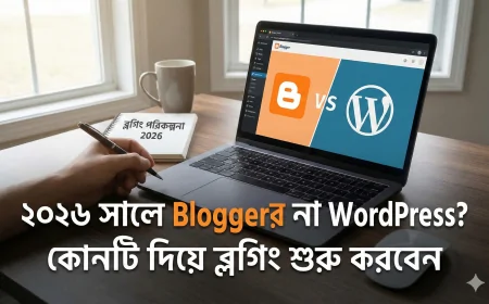 ২০২৬ সালে Blogger না WordPress? কোনটি দিয়ে ব্লগিং শুরু করবেন
