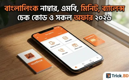 বাংলালিংক নাম্বার, এমবি, মিনিট, ব্যালেন্স চেক কোড ও সকল অফার ২০২৬
