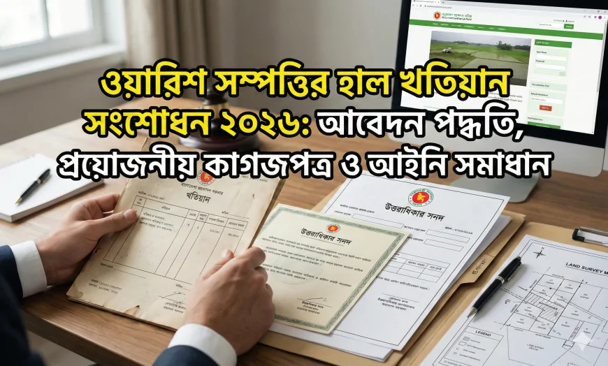 ওয়ারিশ সম্পত্তির হাল খতিয়ান সংশোধন ২০২৬: সম্পূর্ণ গাইডলাইন