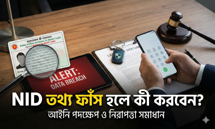 NID তথ্য ফাঁস হলে কী করবেন? সম্পূর্ণ আইনি পদক্ষেপ ও নিরাপত্তা গাইড