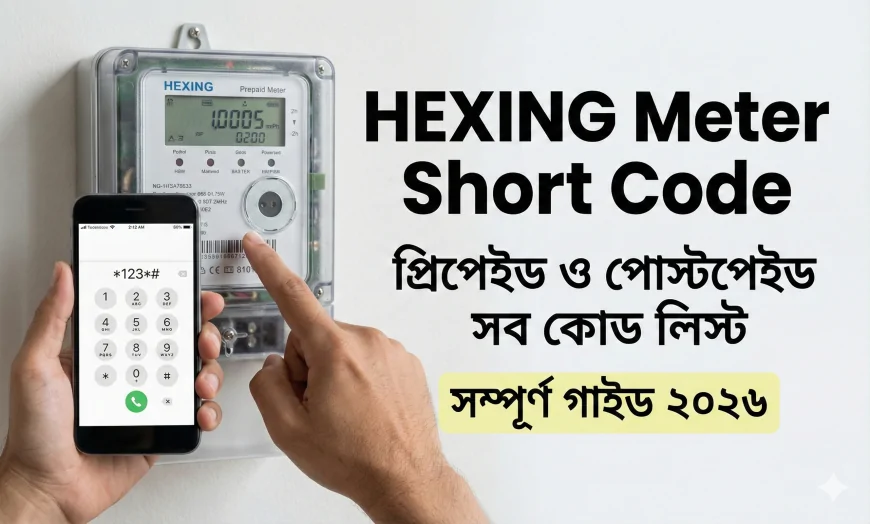 Hexing Meter Short Code | প্রিপেইড ও পোস্টপেইড সব কোড লিস্ট - সম্পূর্ণ গাইড ২০২৬