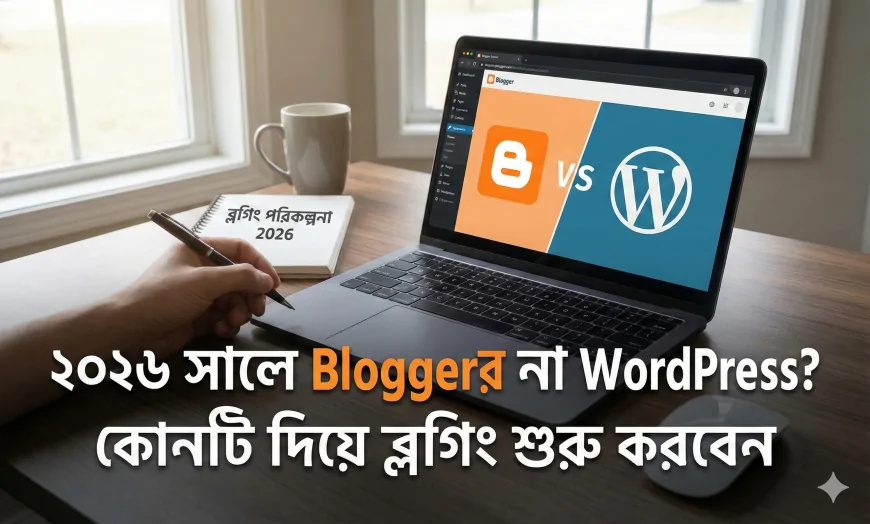 ২০২৬ সালে Blogger না WordPress? কোনটি দিয়ে ব্লগিং শুরু করবেন