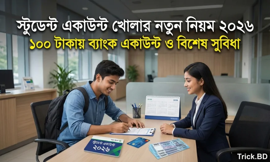 ২০২৬ সালে স্টুডেন্ট একাউন্ট খোলার নতুন সুযোগ – শিক্ষার্থীদের জন্য সুখবর