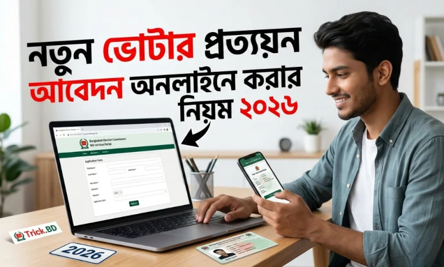 নতুন ভোটার প্রত্যয়ন আবেদন অনলাইনে করার নিয়ম ২০২৬ | সম্পূর্ণ গাইড
