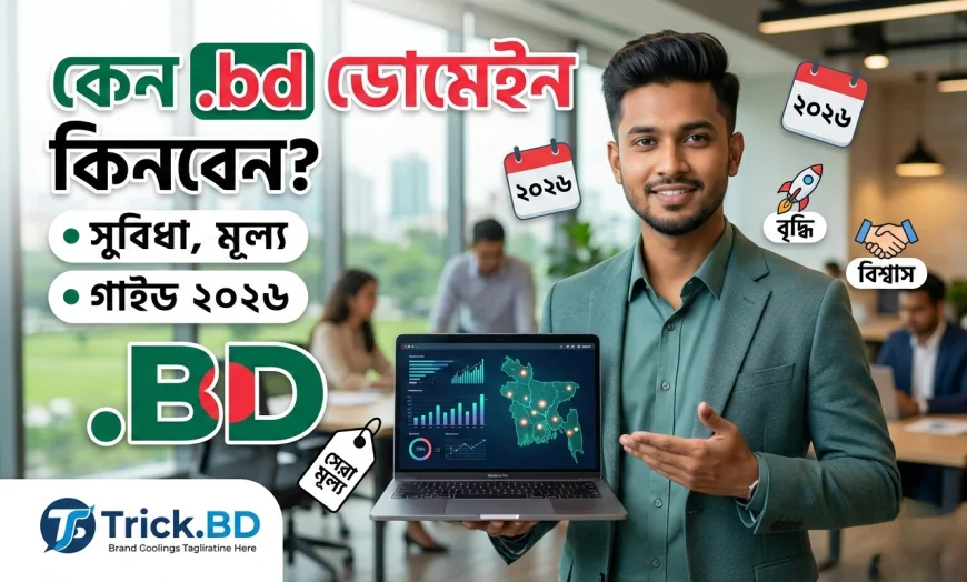 বাংলাদেশের নিজস্ব ডোমেইন — কেন আজই .bd ডোমেইন কিনবেন? সুবিধা, মূল্য ও রেজিস্ট্রেশন গাইড ২০২৬