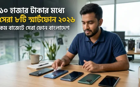 ১০ হাজার টাকার মধ্যে সেরা ৮টি স্মার্টফোন ২০২৬ | কম বাজেটে ভালো ফোন বাংলাদেশ