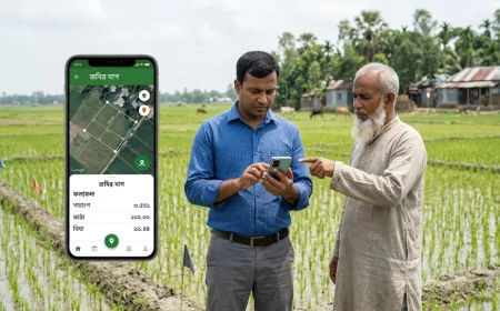 মোবাইল দিয়ে জমির পরিমাপের সেরা App 2026: শতাংশ, কাঠা ও বিঘার হিসাব A to Z সহজ টিউটোরিয়াল