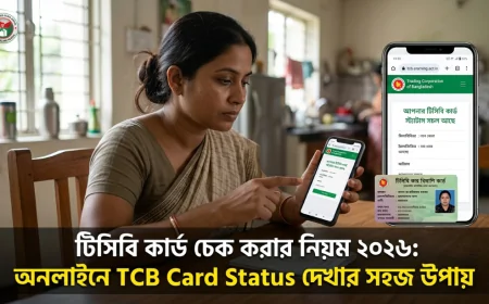 টিসিবি কার্ড চেক করার নিয়ম ২০২৬: অনলাইনে TCB Card Status দেখার সহজ উপায়