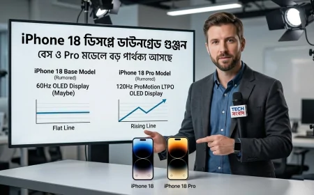 iPhone 18 ডিসপ্লে ডাউনগ্রেড গুঞ্জন – বেস ও Pro মডেলে বড় পার্থক্য আসছে