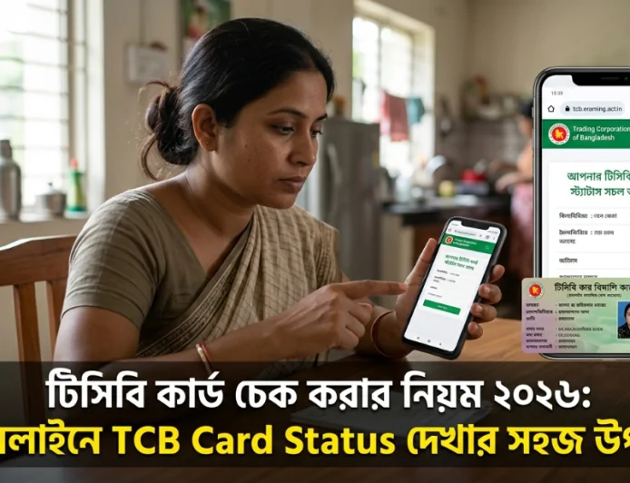 টিসিবি কার্ড চেক করার নিয়ম ২০২৬: অনলাইনে TCB Card Status দেখার সহজ উপায়