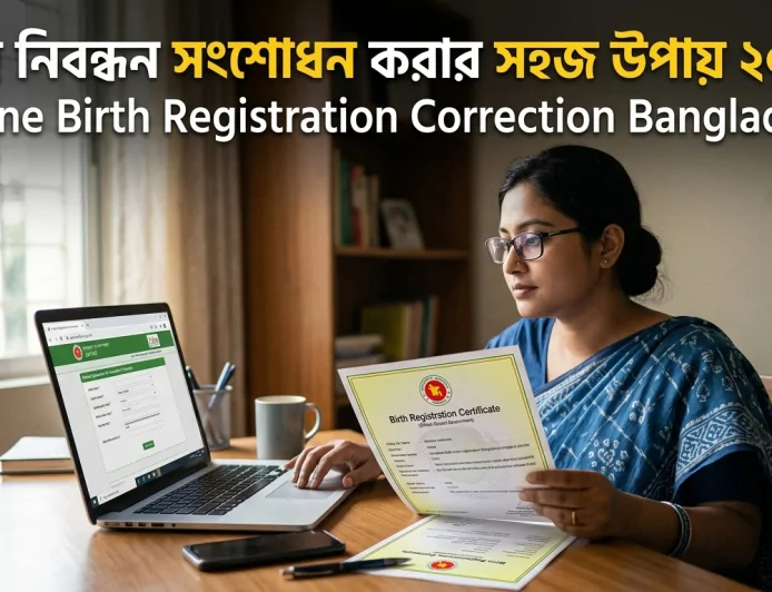 জন্ম নিবন্ধন সংশোধন করার সহজ উপায় ২০২৬ | Online Birth Registration Correction Bangladesh