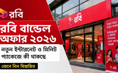 রবি বান্ডেল অফার ২০২৬: নতুন ইন্টারনেট ও মিনিট প্যাকেজে কী থাকছে, জেনে নিন বিস্তারিত