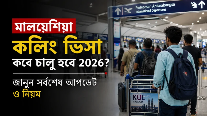 মালয়েশিয়া কলিং ভিসা কবে চালু হবে 2026? জানুন সর্বশেষ আপডেট ও নিয়ম