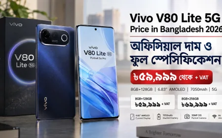 Vivo V80 Lite 5G Price in Bangladesh 2026: অফিসিয়াল দাম ও ফুল স্পেসিফিকেশন