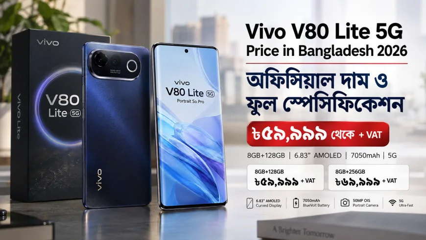 Vivo V80 Lite 5G Price in Bangladesh 2026: অফিসিয়াল দাম ও ফুল স্পেসিফিকেশন