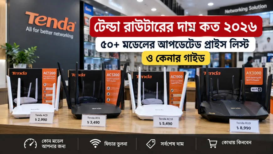 টেন্ডা রাউটারের দাম কত ২০২৬ | ৫০+ মডেলের আপডেটেড প্রাইস লিস্ট ও কেনার গাইড