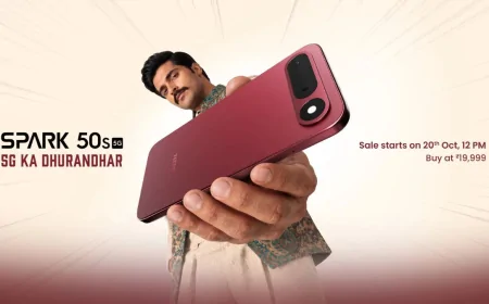 TECNO Spark 50s 5G-তে ৬৫০০mAh ব্যাটারি, Spark 50C-তে বাড়তি কী সুবিধা