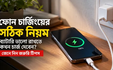 ফোন চার্জিংয়ের সঠিক নিয়ম: ব্যাটারি ভালো রাখতে কখন চার্জ দেবেন? জেনে নিন জরুরি টিপস