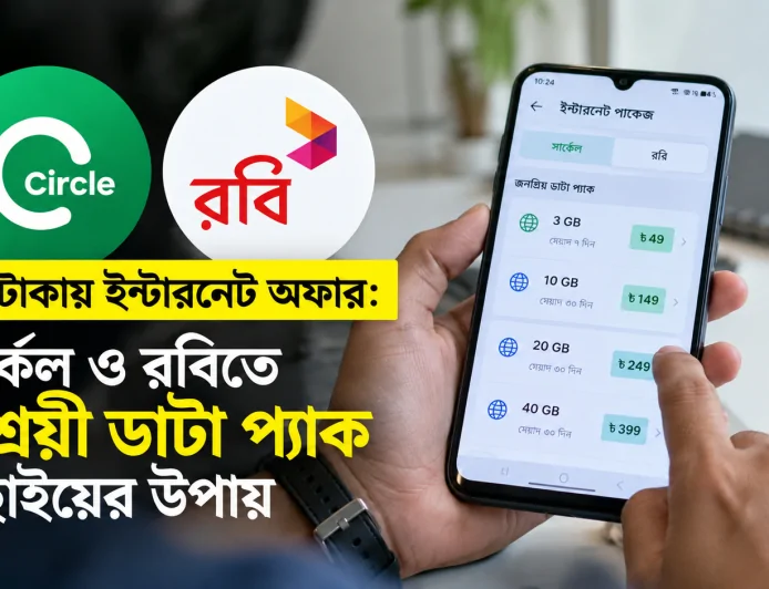 কম টাকায় ইন্টারনেট অফার – Cirkle & Robi Internet Offer