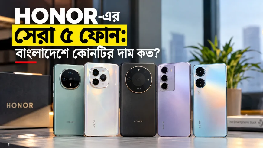 HONOR-এর সেরা ৫ ফোন: বাংলাদেশে কোনটির দাম কত?